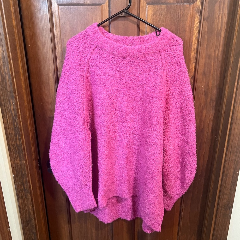 Free People Teddy Sweater Tunic Size M- NWOT